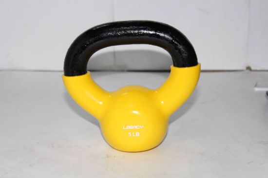Picture of Vinyl Kettlebell Cast Iron 5lbs