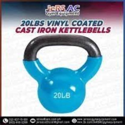 Picture of Vinyl Kettlebell Cast Iron 20lbs