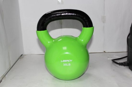 Picture of Vinyl Kettlebell Cast Iron 35lbs