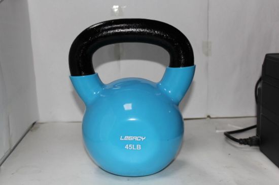Picture of Vinyl Kettlebell Cast Iron 45lbs