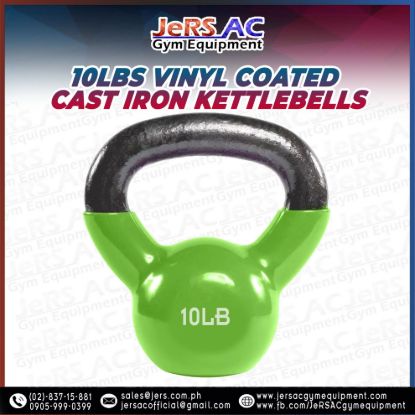 Picture of Vinyl Kettlebell Cast Iron 10lbs