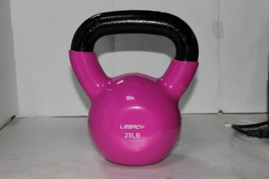 Picture of Vinyl Kettlebell Cast Iron 25lbs