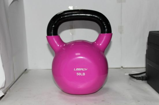 Picture of Vinyl Kettlebell Cast Iron 50lbs