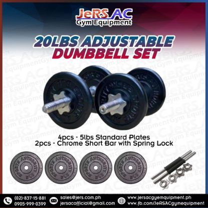 Picture of 20lbs Adjustable Dumbbell Set