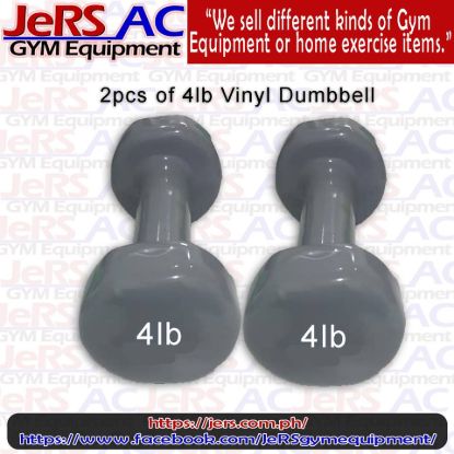Picture of 4lbs Vinyl Dumbbell Pair